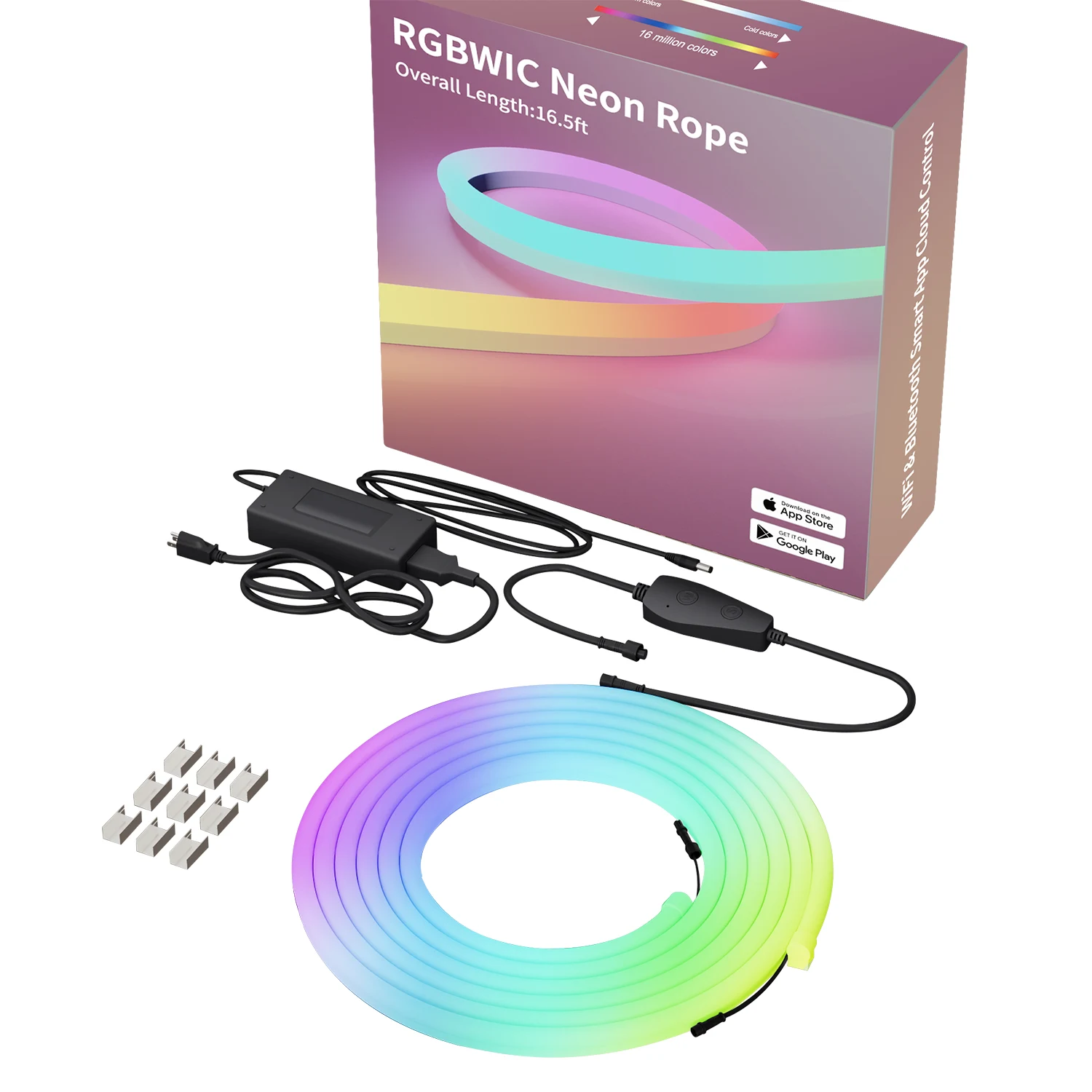 Smart DIY LED Neon Strip Set for Indoor/Outdoor Decoration